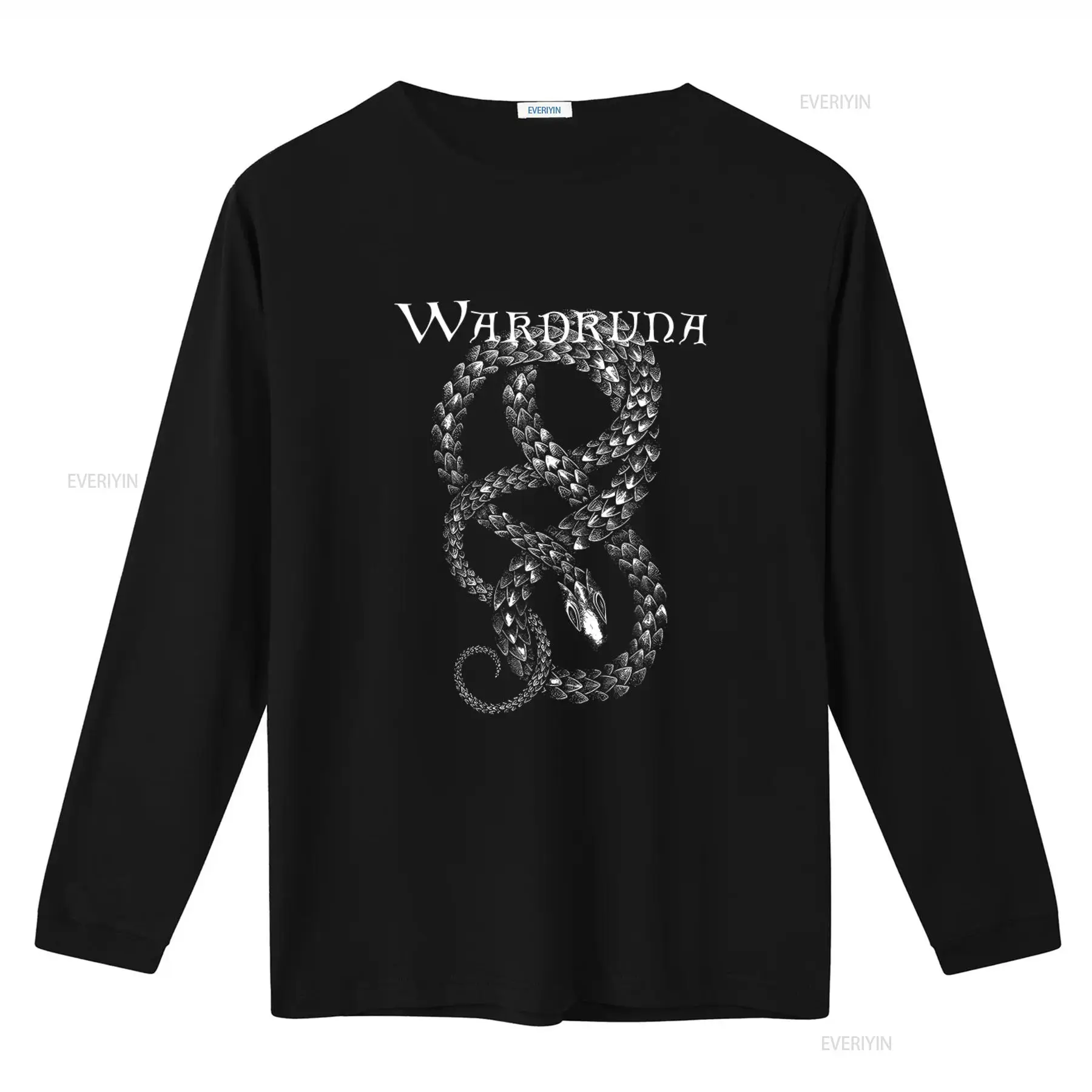 Wardruna Black T Shirt with In - Vintage Fashion Enthusiasts ulasan dan harga