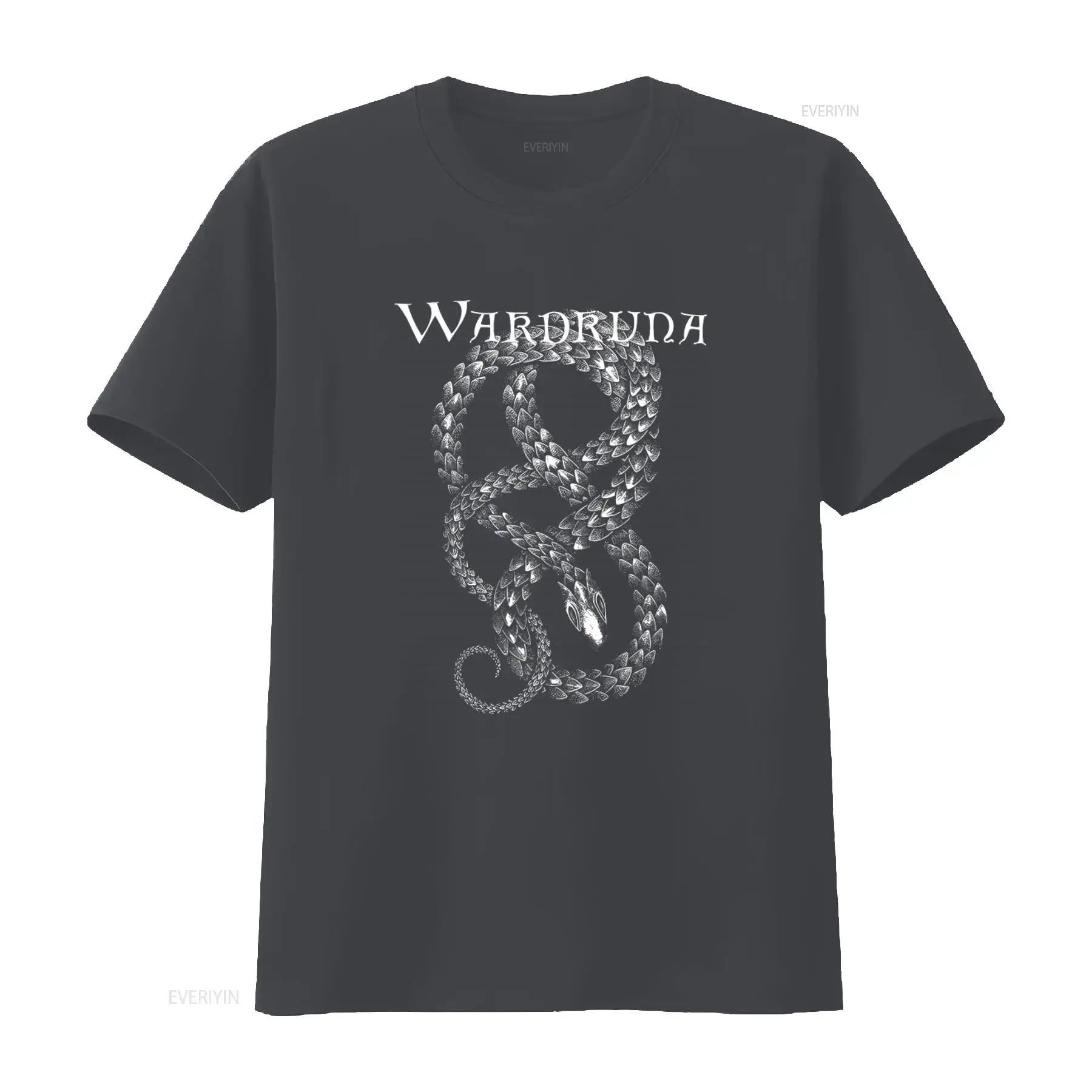Wardruna Black T Shirt with In - Vintage Fashion Enthusiasts ulasan dan harga
